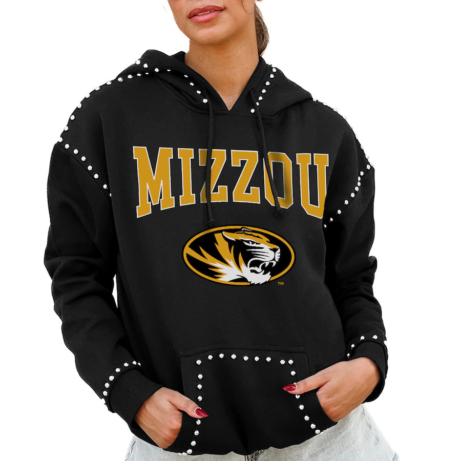 Missouri Tigers Gameday Couture Women's Studded Pullover Hoodie - Black | Fanatics
