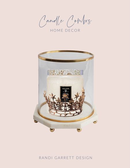 Marble hurricane voluspa candle crown decor 

#LTKstyletip #LTKhome #LTKSeasonal