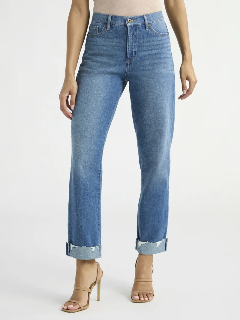 Sofia Jeans Women's Beatrix Boyfriend Jeans, Sizes 2S-18S | Walmart (US)