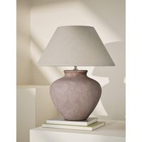 M&S Ceramic Urn Table Lamp Neutral | Marks & Spencer (UK)