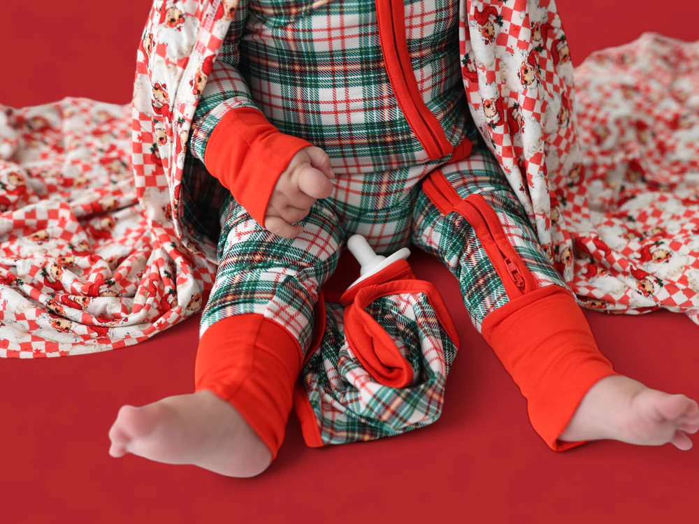 MERRY TARTAN DREAM ROMPER | Dream Big Little Co.