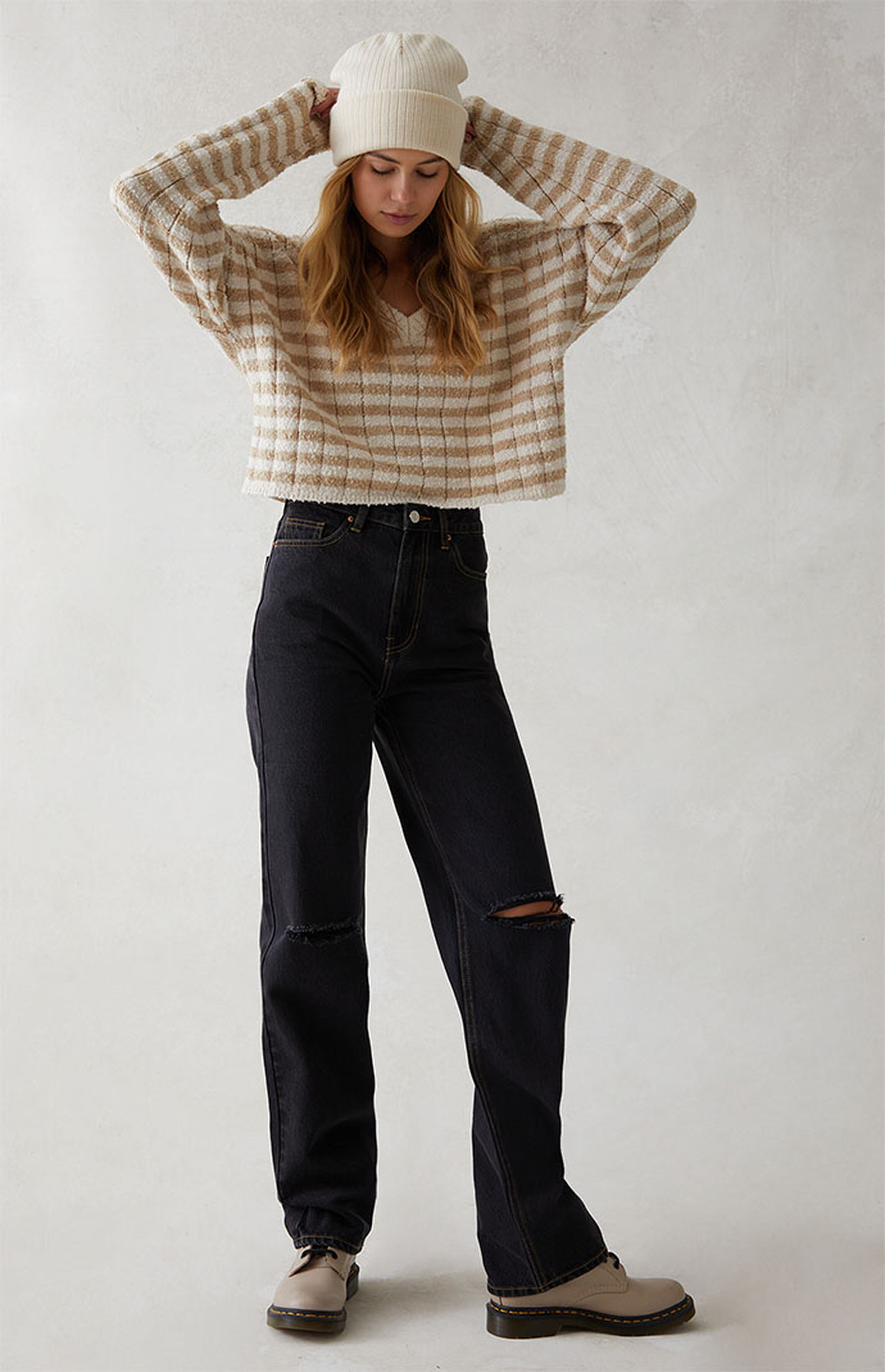 PacSun Eco Black Ripped '90s Boyfriend Jeans | PacSun