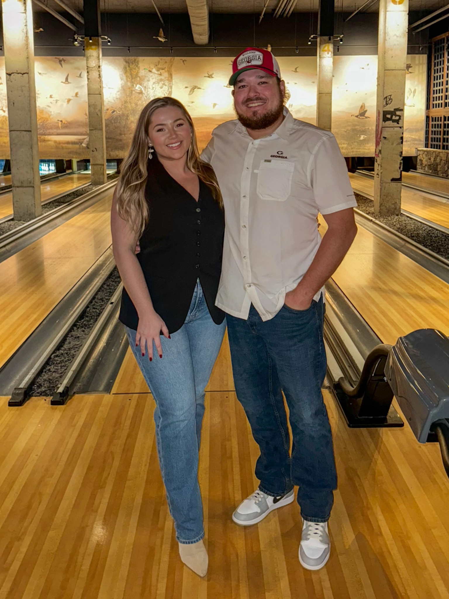 Casual date night outfit 
Bowling date night outfit
Longline vest
90s straight jeans
Midsize date night outfit inspo
Plus size date night outfit inspo


#LTKNYFW #LTKMidsize #LTKFindsUnder50
