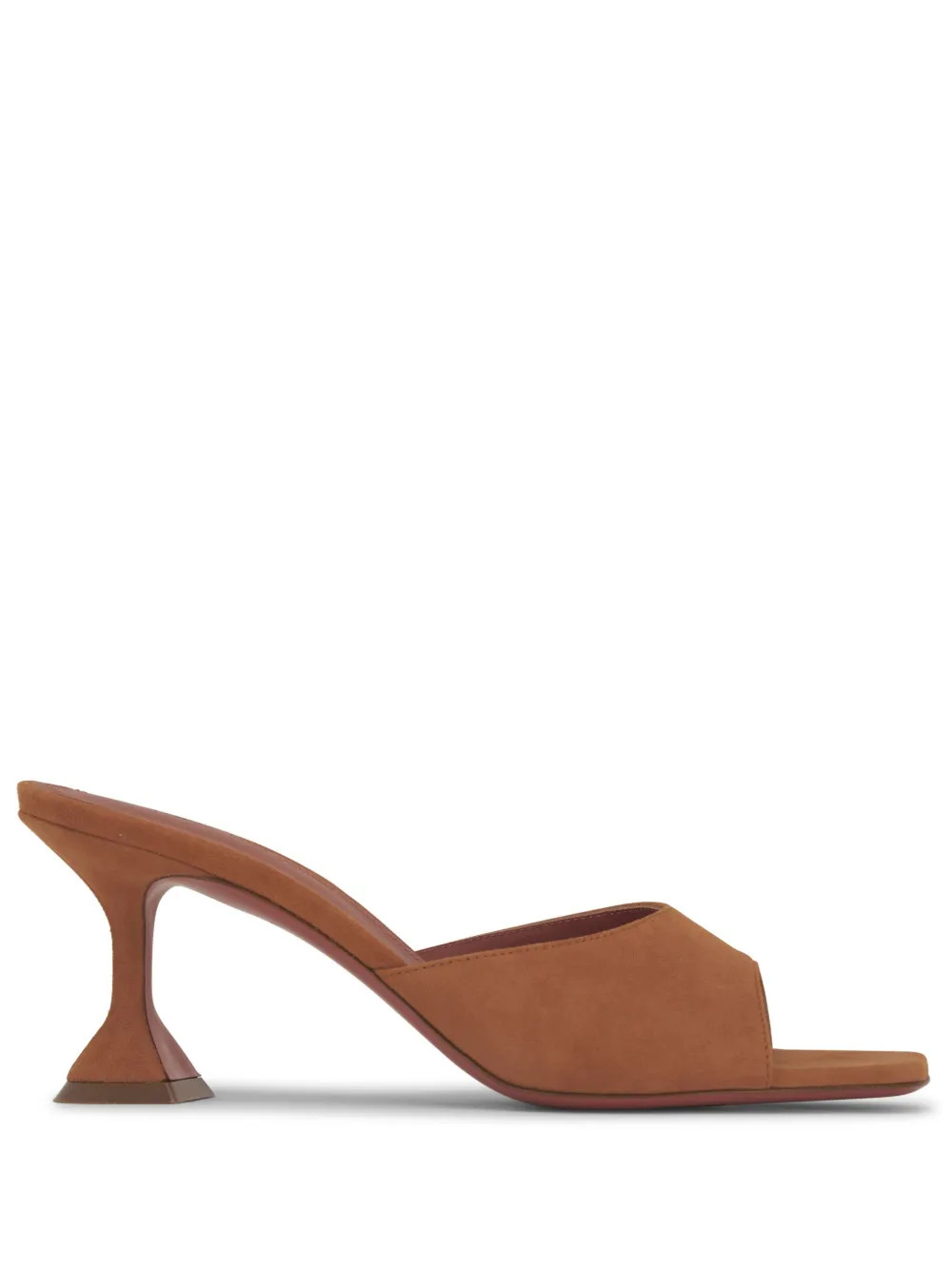 Amina Muaddi Lupita 70mm Suede Mules - Farfetch | Farfetch Global