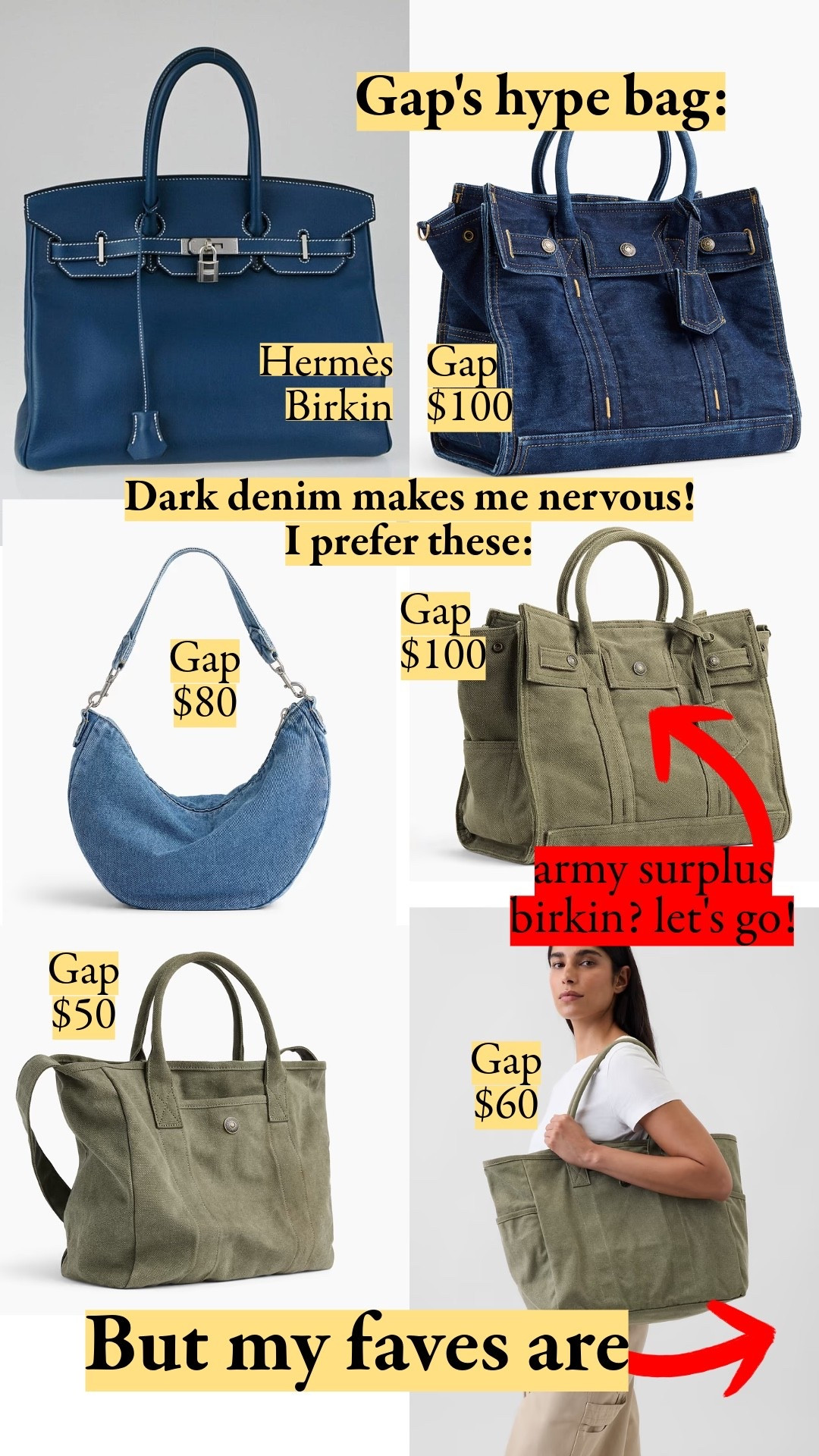 Gap just launched bags from ex-Coach designer Reed Krakoff. Here are my favorites. backpack, tote, bandana, bag

#LTKSeasonal #LTKootd #LTKWorkwear