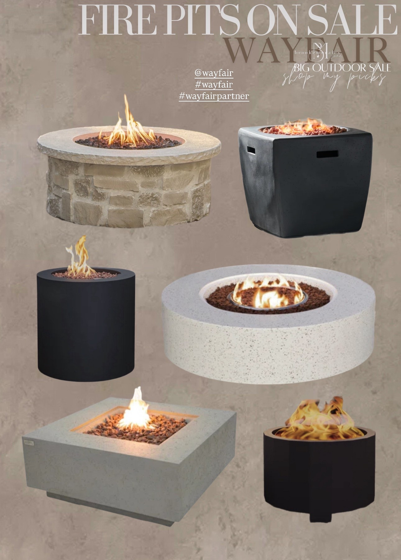 @wayfair #wayfair #wayfairpartner Fire pit season is officially on🔥 Snag one of these stylish picks from Wayfair’s Big Outdoor Sale! 

#LTKSaleAlert #LTKSeasonal #LTKHome