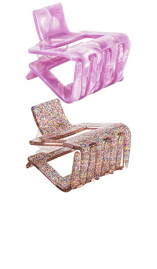 Claw Clip Set in Stardust & Turn On | Revolve Clothing (Global)