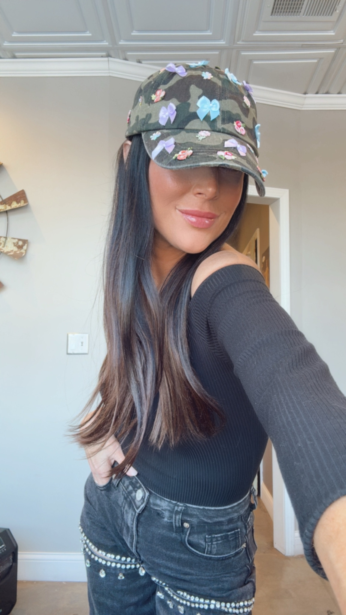 Loving this sweet little hat, I’ve had more people ask me about this! On sale too! So cute! Jeans not exactly the same but similar 🤍

#LTKSaleAlert #LTKStyleTip #LTKFindsUnder50