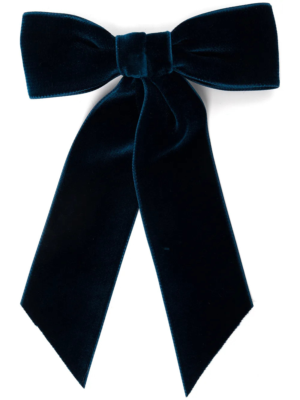 Jennifer Behr bow-detail Velvet Clip | Blue | FARFETCH | Farfetch Global