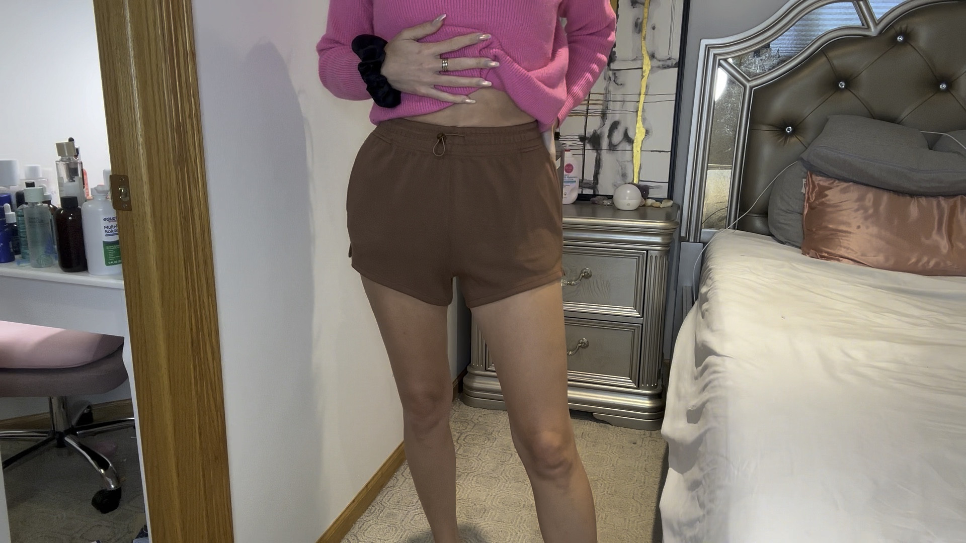 PINSPARK Womens Athletic Shorts Casual Lounge Sweat Short Comfy Soft SweatShorts Running Apparel Loungewear with Pockets Brown 

#LTKStyleTip #LTKFindsUnder50 #LTKVideo