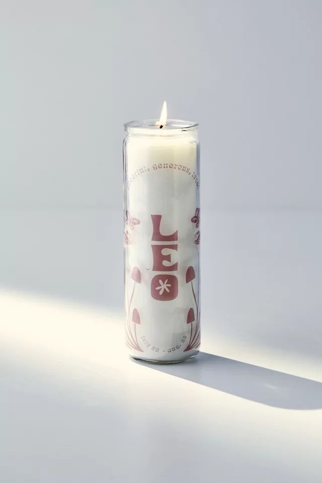 Zodiac Glass Candle | Urban Outfitters (US and RoW)