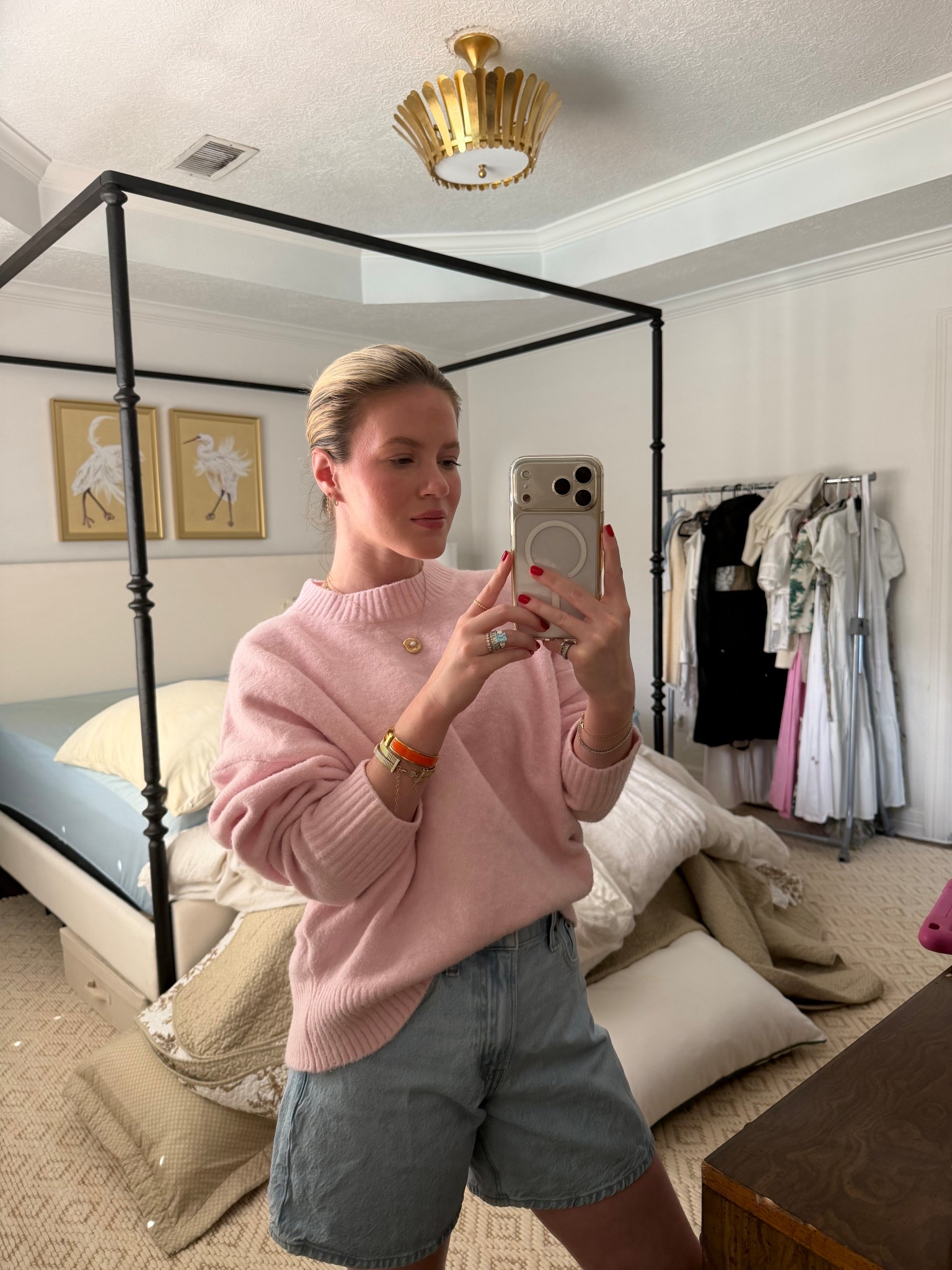 The hit Zara sweater that I was chased down today over // 