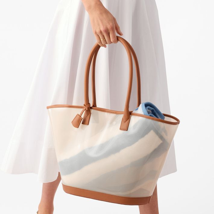 Waterproof Jelly Beach Tote | Mark and Graham