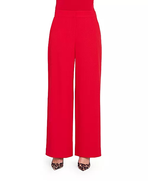 Women's Mid-Rise Wide Leg Pants | Macy's