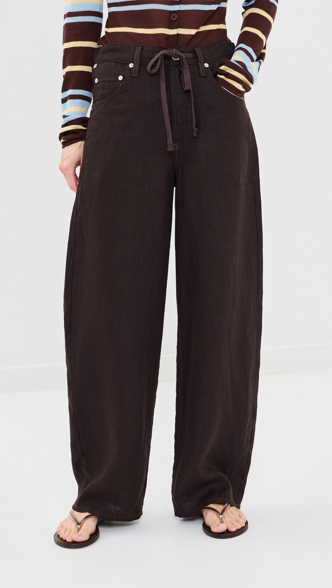 Citizens of Humanity Petite Brynn Linen Pants | Shopbop | Shopbop
