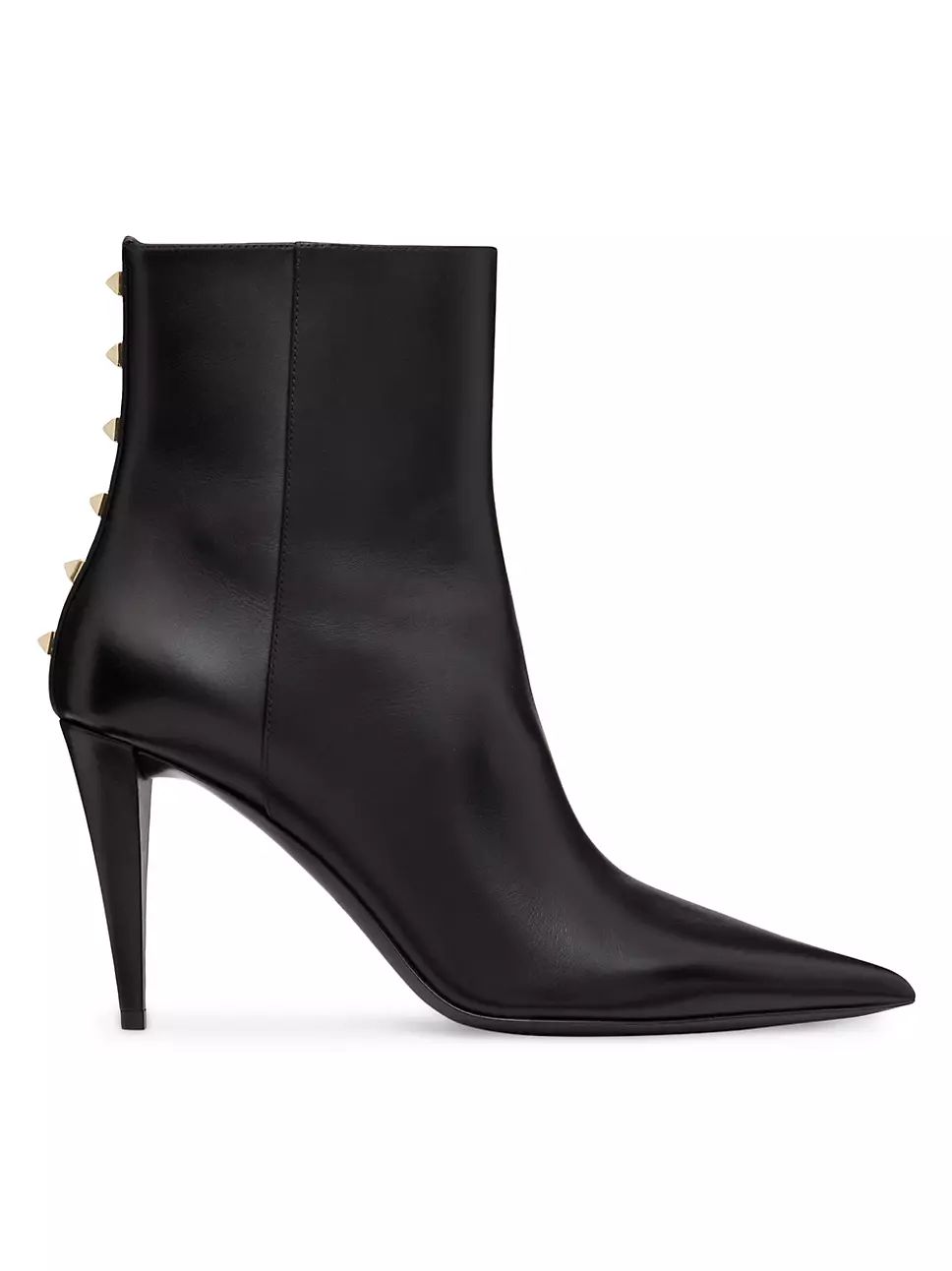 Rockstud Calfskin Ankle Boots | Saks Fifth Avenue