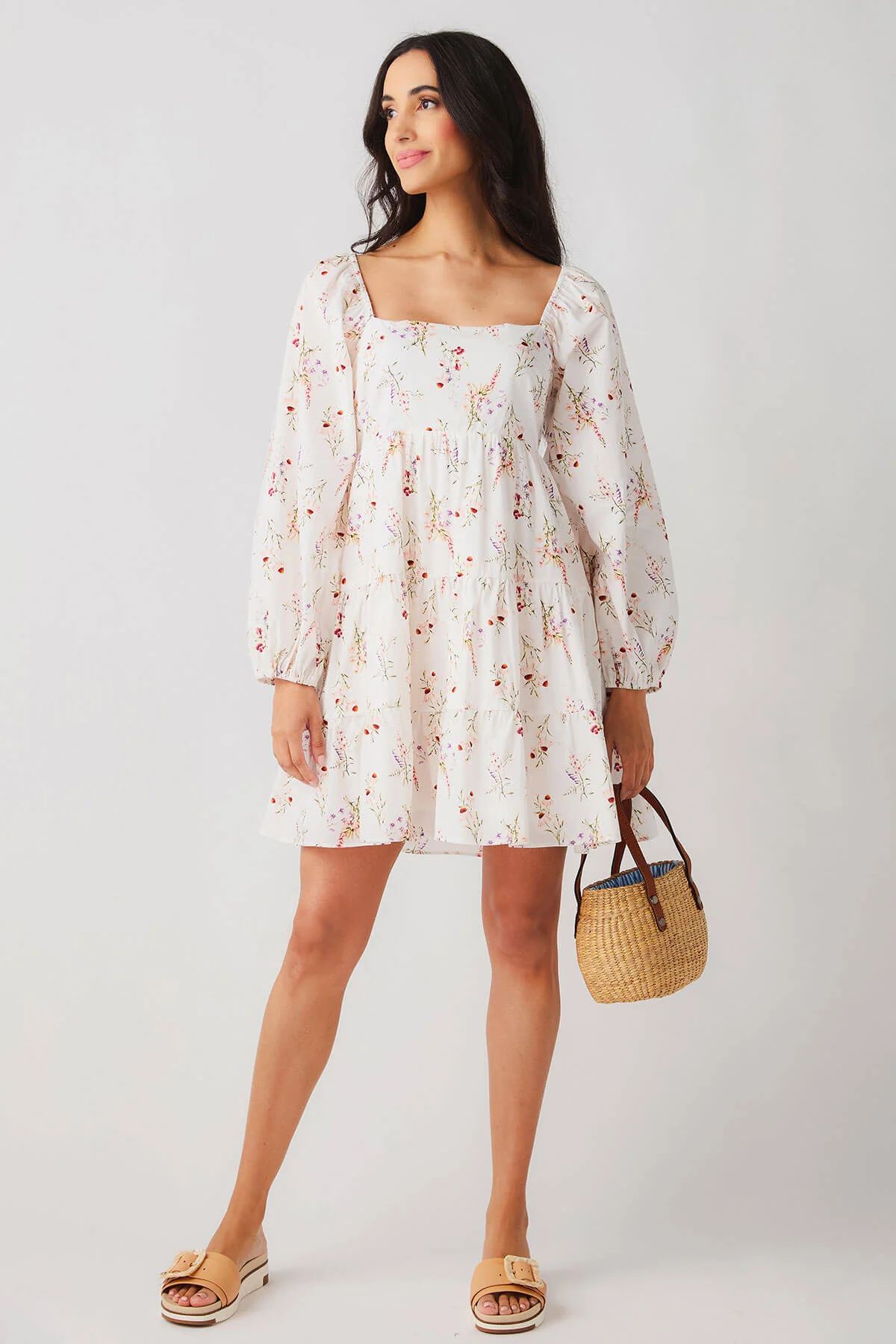 Lucy Paris Floral Tiered Dress | Social Threads