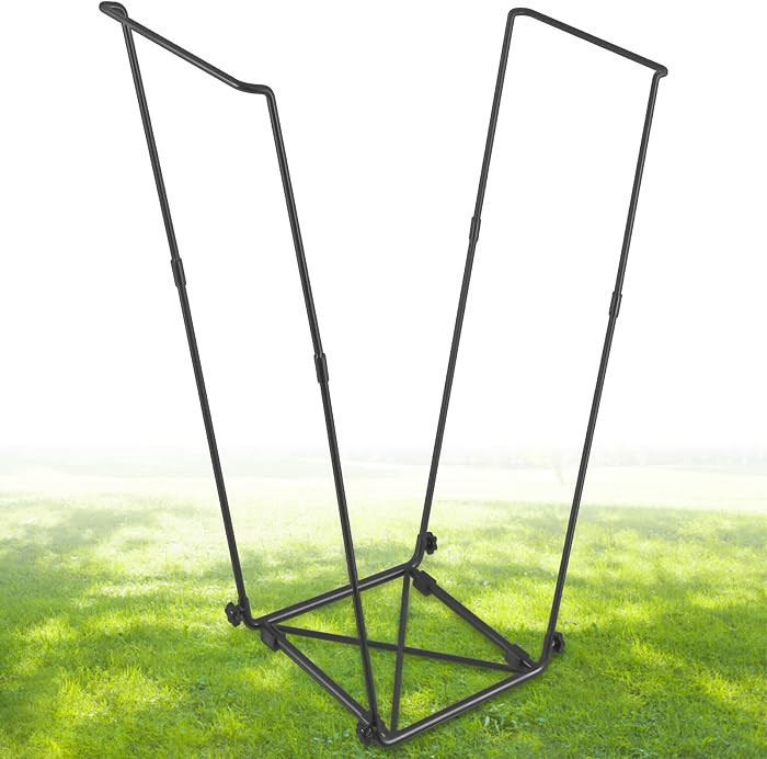 Trash Bag Holder, Outdoor Metal Leaf Bag Holder Stand, Garbage Bag Frame Holder for 30-45 Gallon ... | Amazon (US)