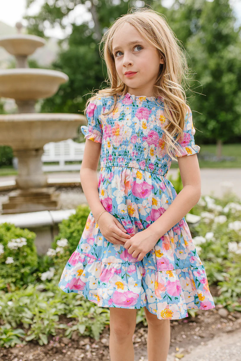 Mini Delia Dress in Blue | Ivy City Co