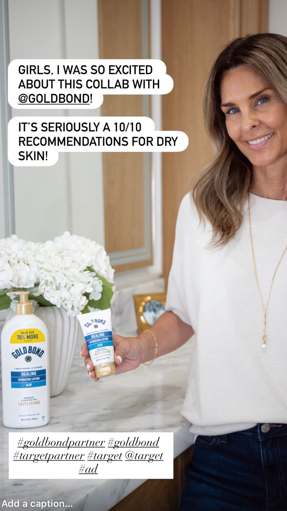 #GoldbondPartner #ad take on the holiday season with smooth, hydrated skin. Goldbond Healing is fragrance free, non-greasy, and lasts all day long! Available now at @target! @goldbond #goldbond #targetpartner #target @shopltk #liketkit

#LTKSeasonal #LTKOver40