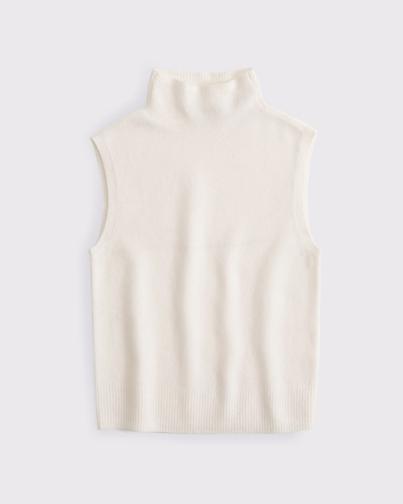 Women's Mockneck Wool-Blend Sweater Shell Top | Women's New Arrivals | Abercrombie.com | Abercrombie & Fitch (US)