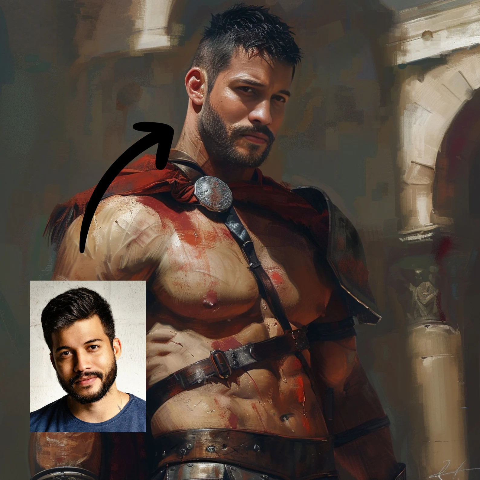 Gladiator Face Swap, Turn Yourself Into a Roman Gladiator, Face Swap Service, Face Swap Photo, Ro... | Etsy (US)