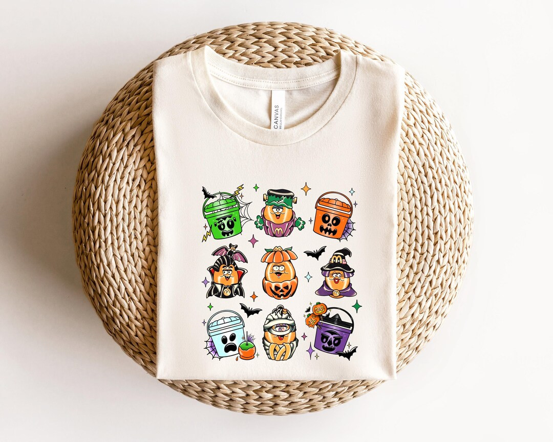 Spooky Nuggets Meal Bucket Shirt, Funny Halloween T Shirt, Trendy Halloween, Spooky Season, Hallo... | Etsy (US)