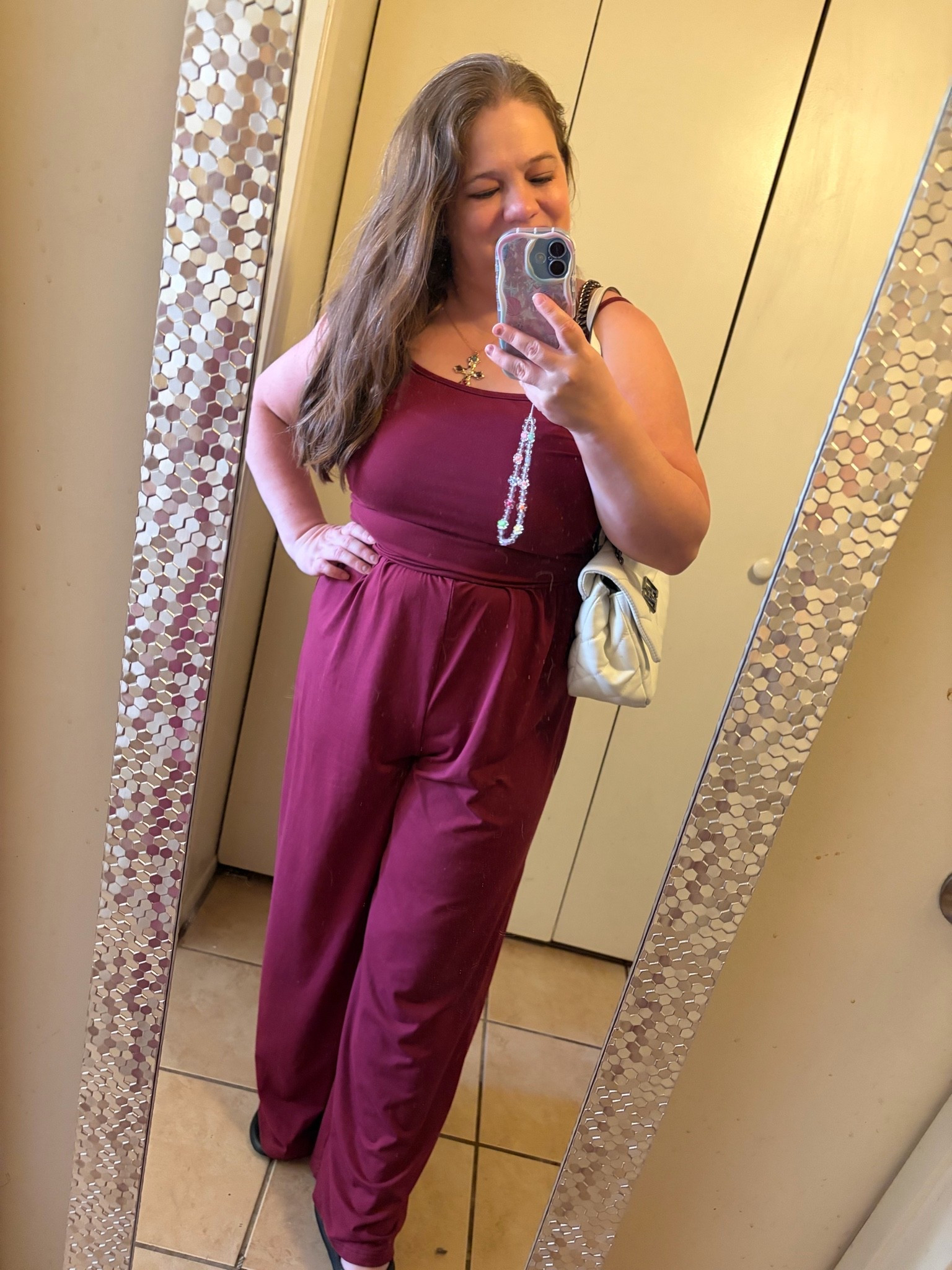 OOTD moment 🥰 this jumpsuit is a quick throw on and out the door outfit

#LTKMidsize #LTKPetite