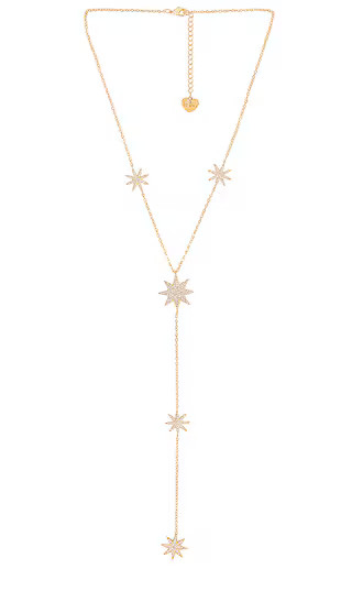 Lillian Burst Lariat Necklace in Gold | Revolve Clothing (Global)