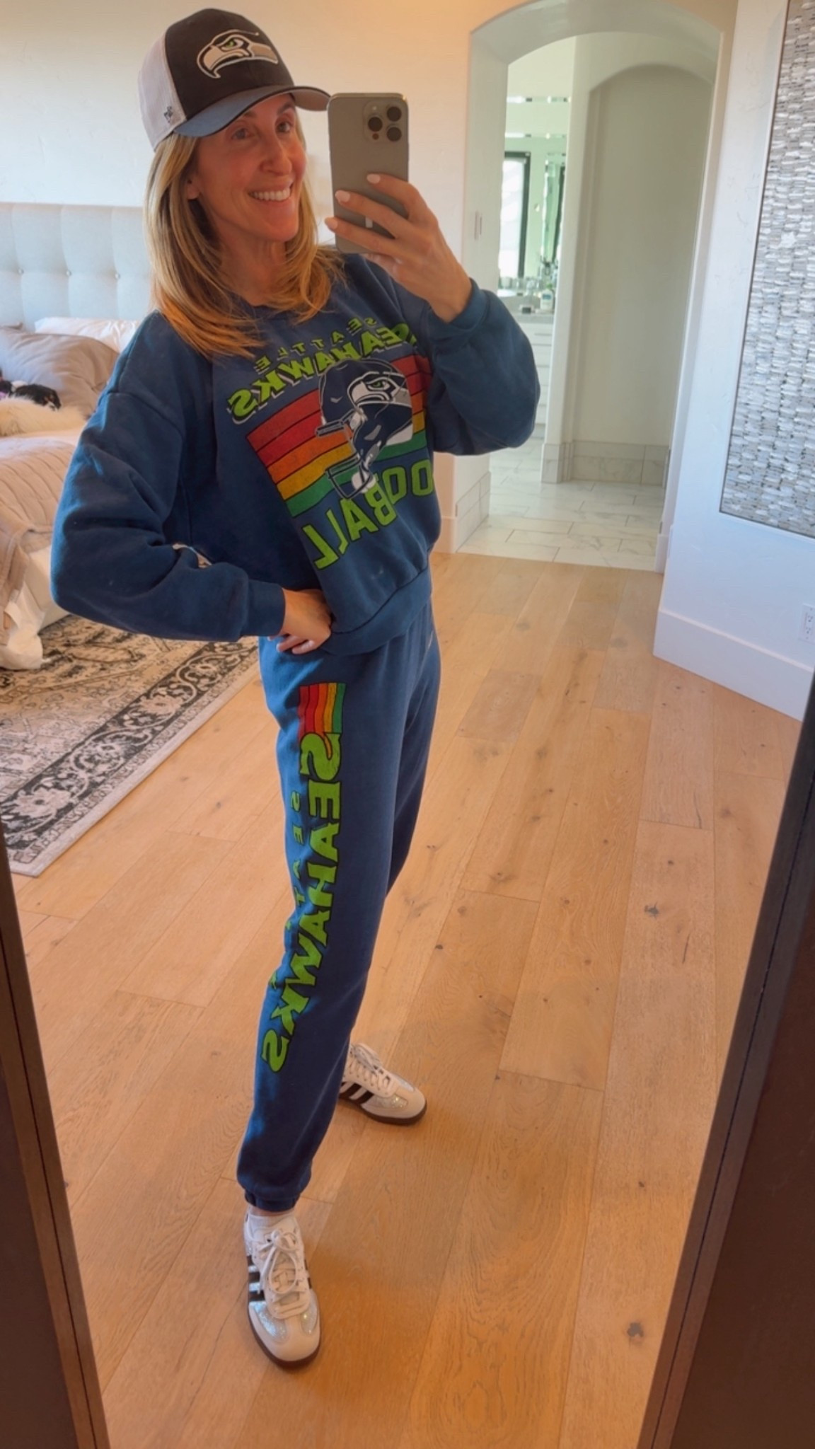 Aviator Nation, Seattle Seahawks, Super Bowl attire💚💙💚💙

#LTKootd #LTKTravel #LTKmomlife