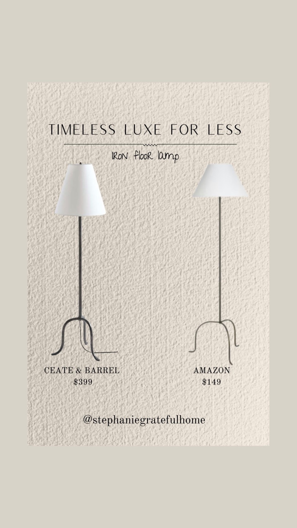 These iron floor lamps are so timeless and they would look amazing in any space. 




#LTKHome