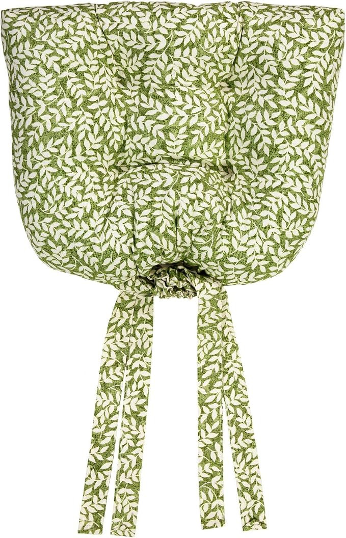 Bouvier Green - Leaf Chair Pad - Pack of 4, Cotton, Indoor (4) | Amazon (US)
