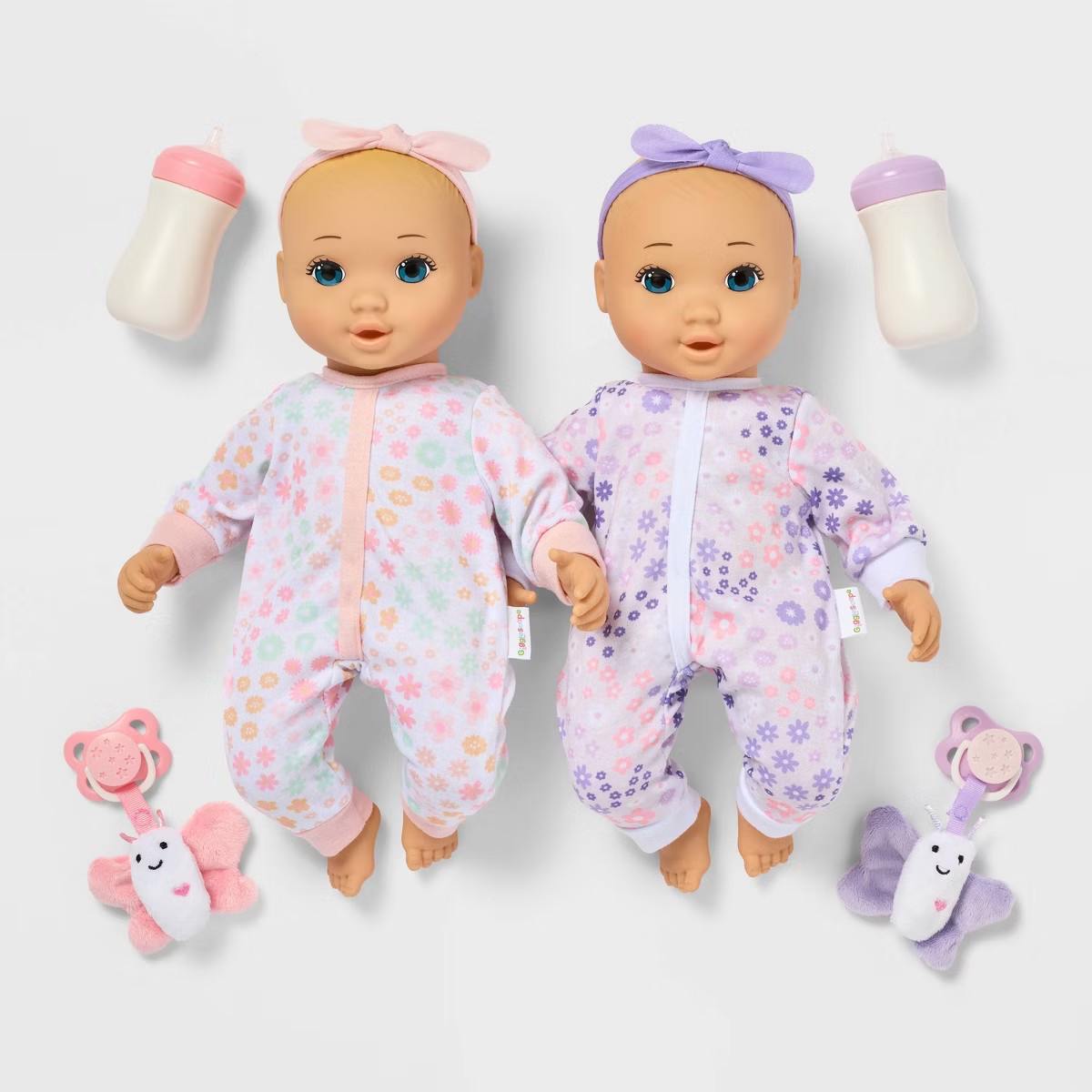 14" Girl Twin Baby Dolls - Gigglescape™ | Target