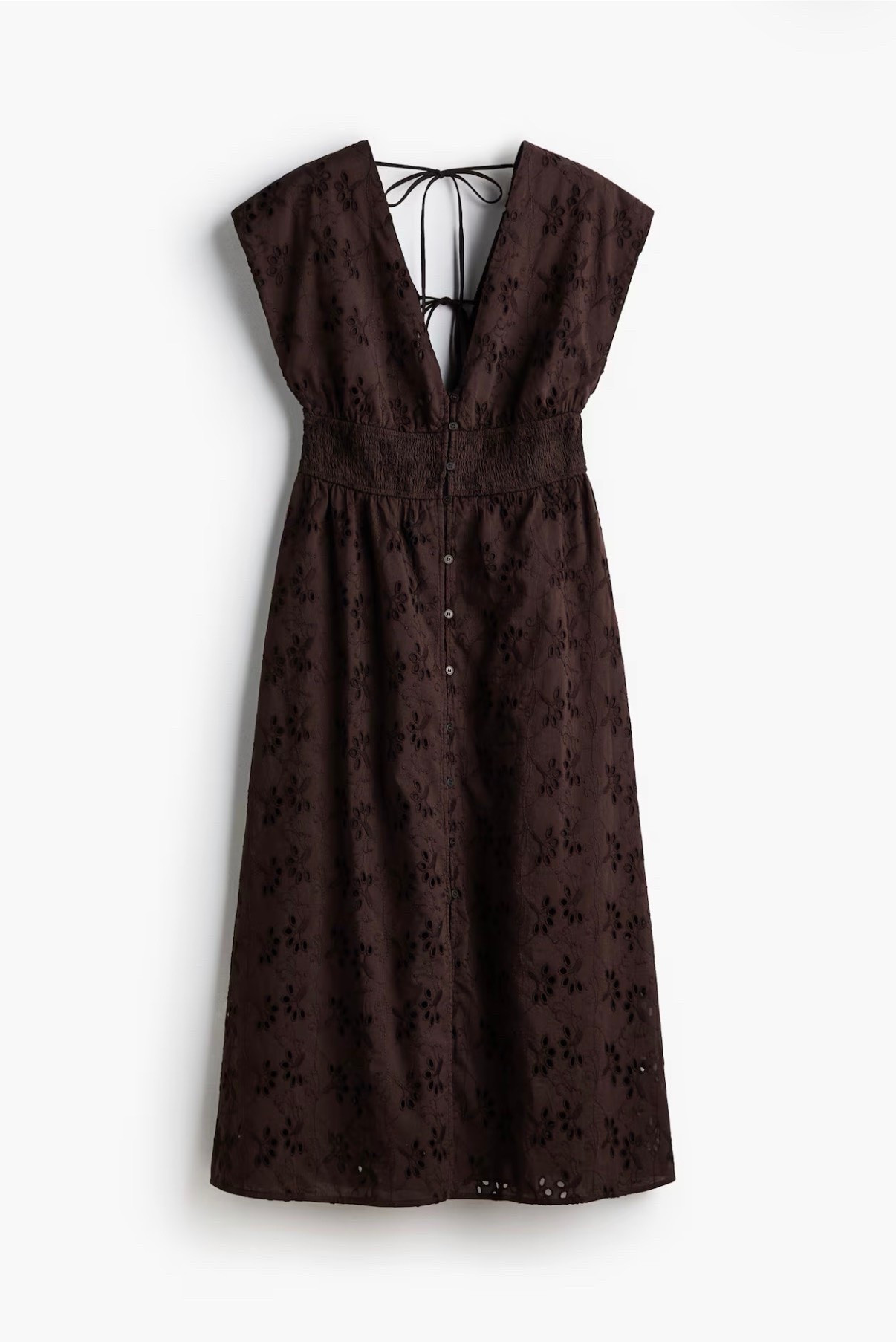 Chocolate brown eyelet midi dress

#LTKSeasonal
