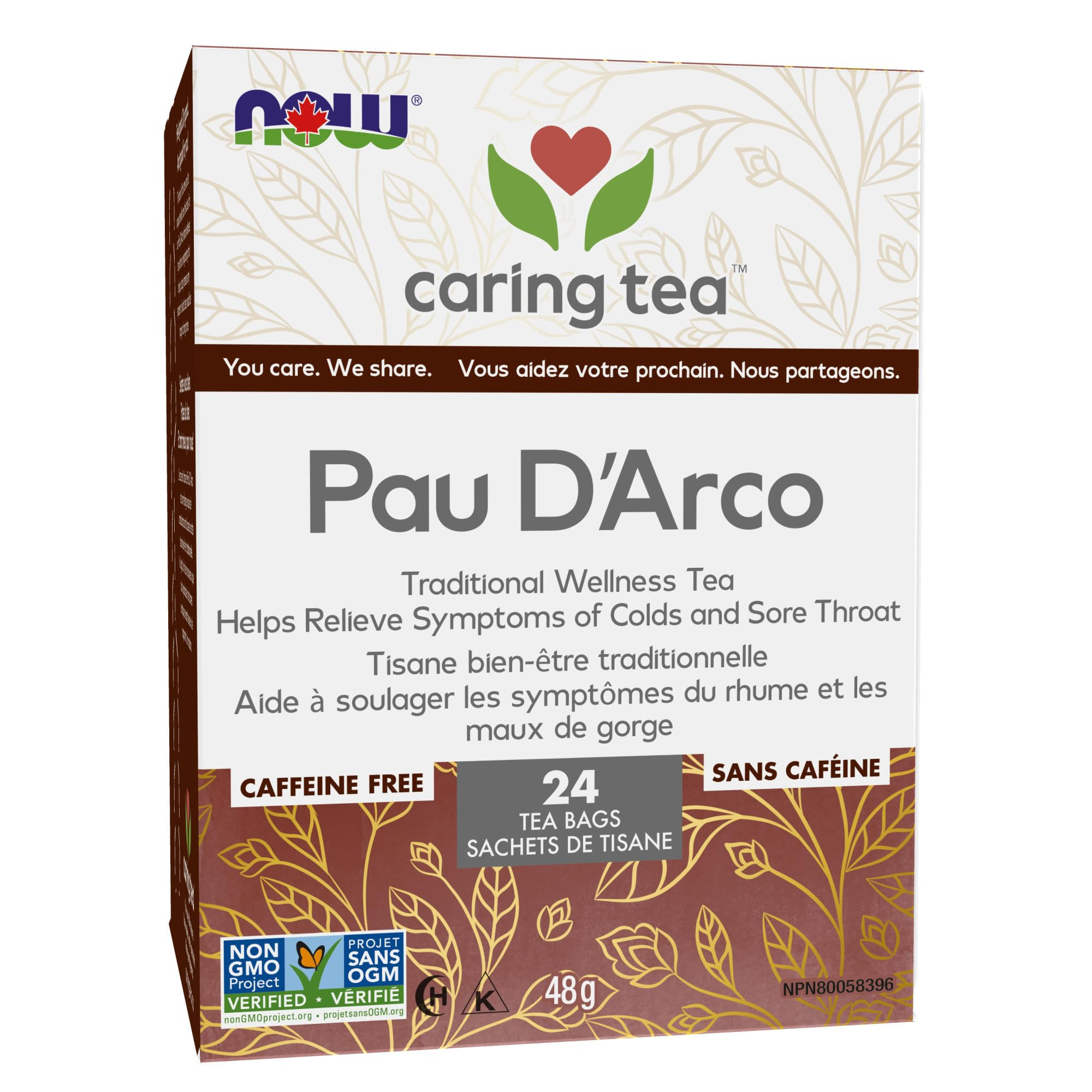 Now Foods Pau D'arco Traditional Wellness Tea 24 Bags | Amazon (CA)