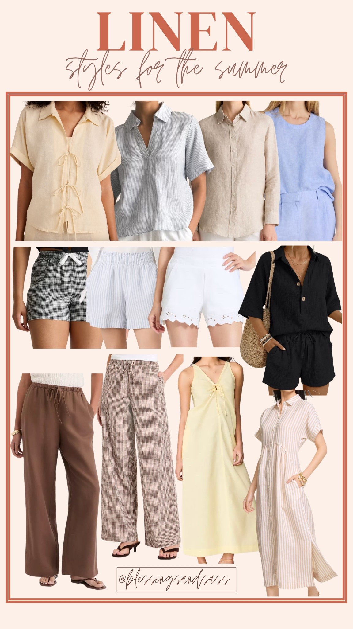 Linen styles for the spring and summer! 

Linen, linen shorts, linen pants, linen shirt, linen dress, spring fashion, summer fashion, matching set, ageless style, over 60 fashion 

#LTKSeasonal #LTKootd #LTKOver40