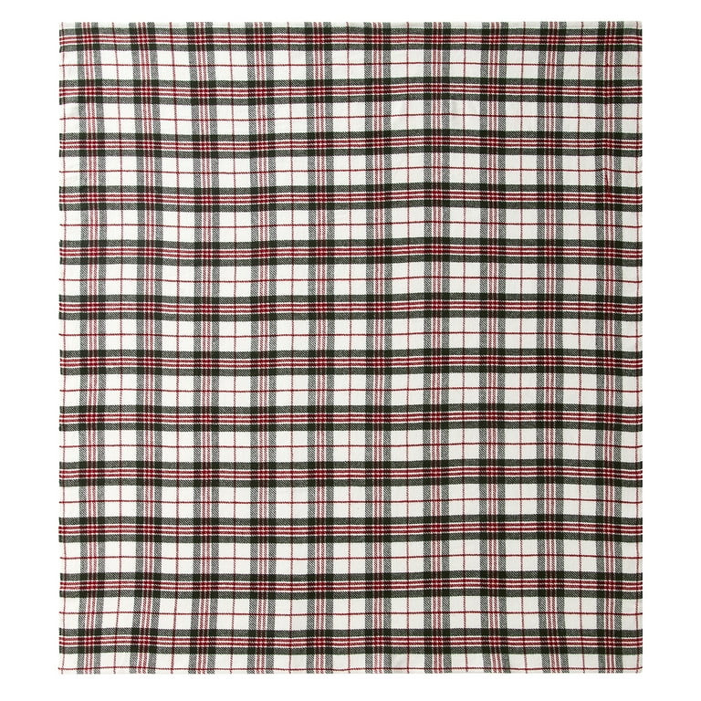 My Texas House Clara Faux Mohair Plaid Throw, 50" x 60", Coconut Milk - Walmart.com | Walmart (US)