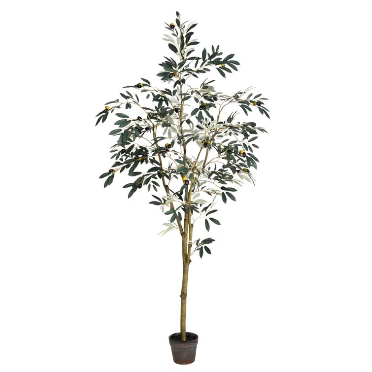 Faux Olive Tree in Pot | Wayfair North America