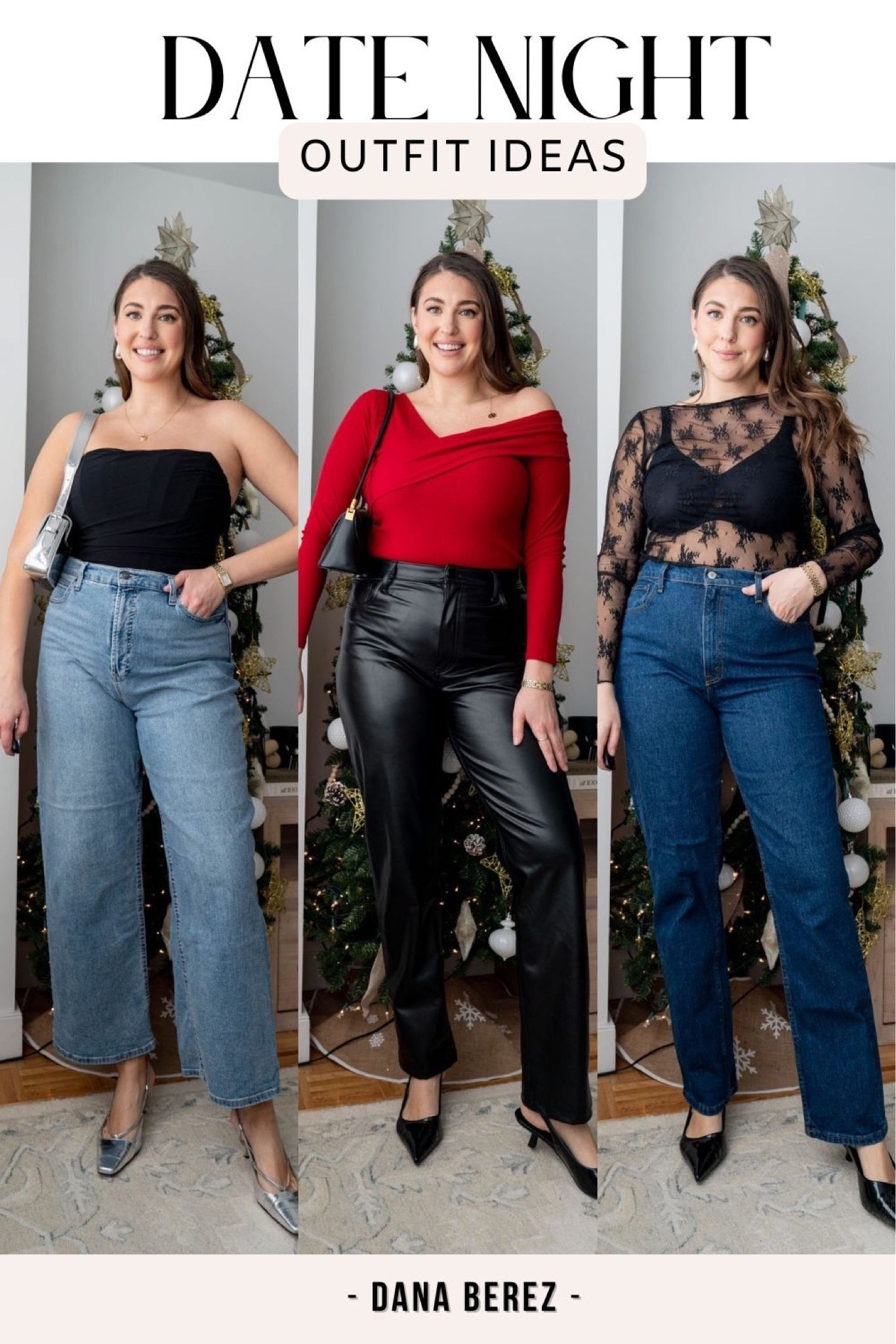 Date night outfit ideas / from dressy to casual 

size 10 fashion | size 10 | Tall girl outfit | tall girl fashion | midsize fashion size 10 | midsize | tall fashion | tall women | date night | date night outfits winter | date night outfit jeans 

#LTKstyletip #LTKmidsize #LTKSeasonal