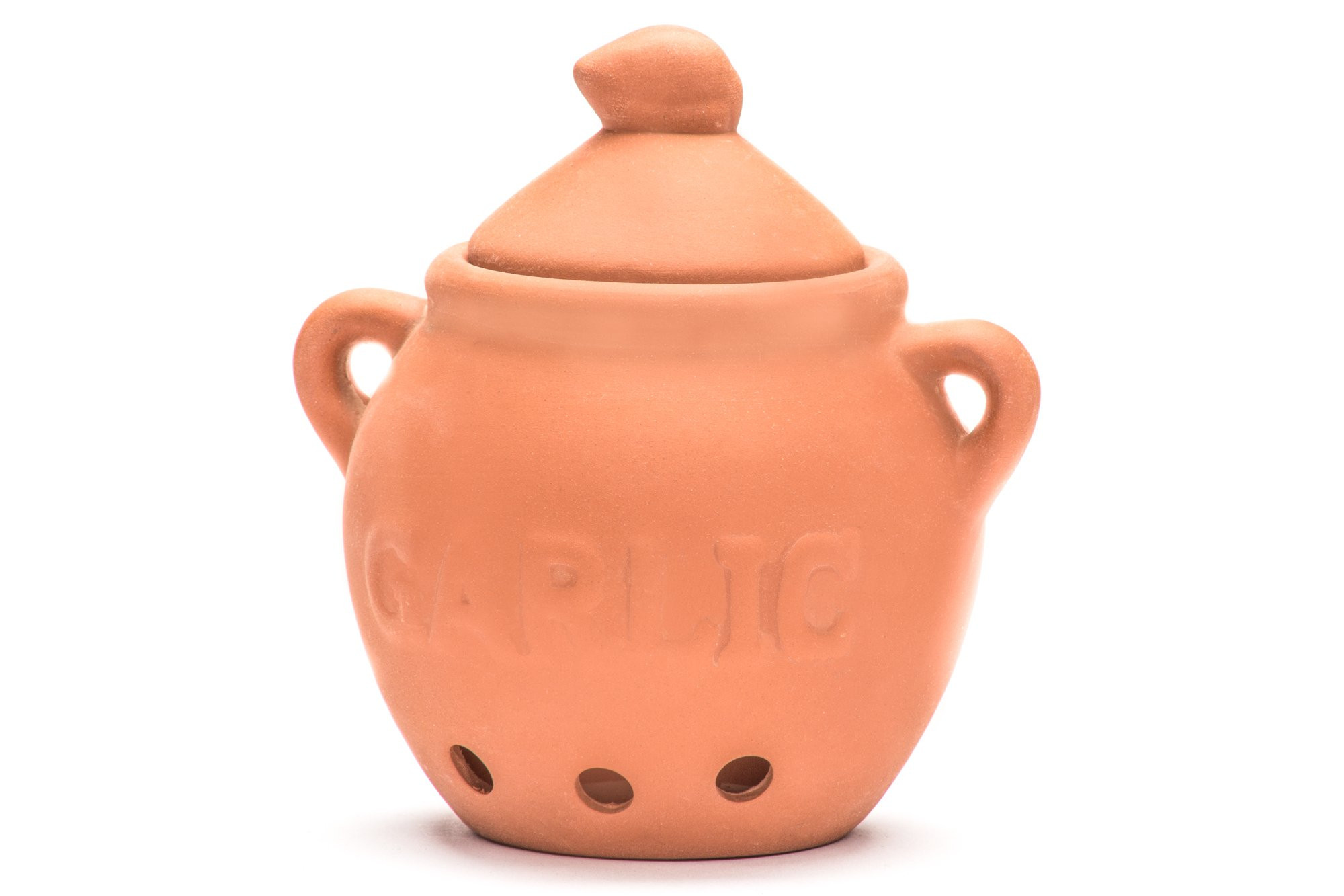 Fox Run Garlic Keeper, Terra Cotta, Red, 4.25 x 5.25 x 5.25 inches | Amazon (US)
