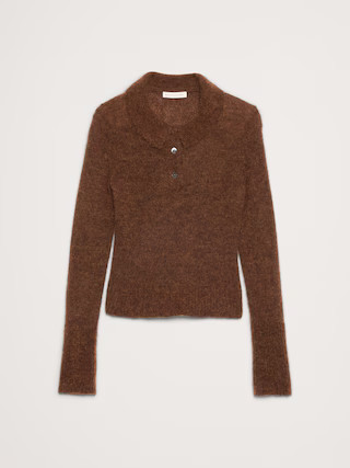 Italian Alpaca-Blend Sweater Polo | Banana Republic (US)