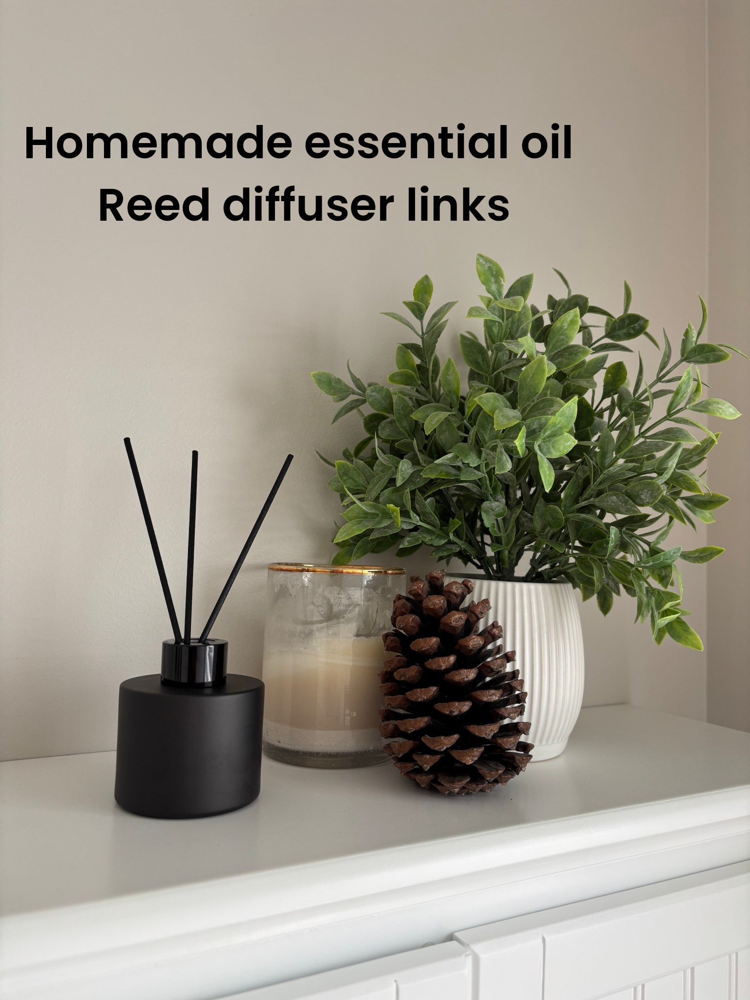 DIY essential oil reed diffuser! Just 3 things you need!🤌👃😍

#LTKSeasonal #LTKFindsUnder50 #LTKHome