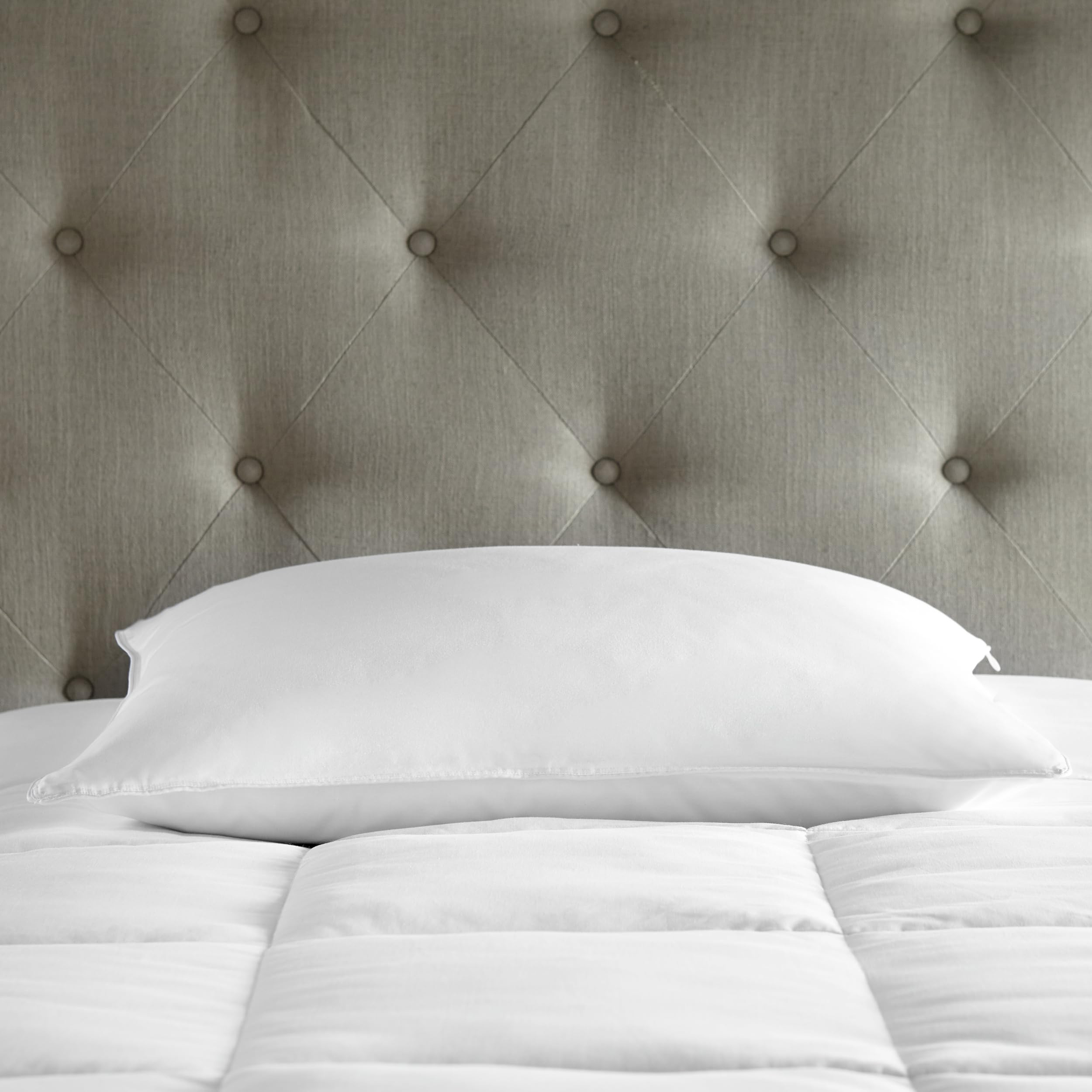 DOWNLITE 5/95 Down & Feather Soft Hotel Pillow for Back & Stomach Sleepers (Hypoallergenic) (Standard) | Amazon (US)