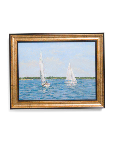 16x20 Two Sailboats Wall Art | Coastal | Marshalls | Marshalls