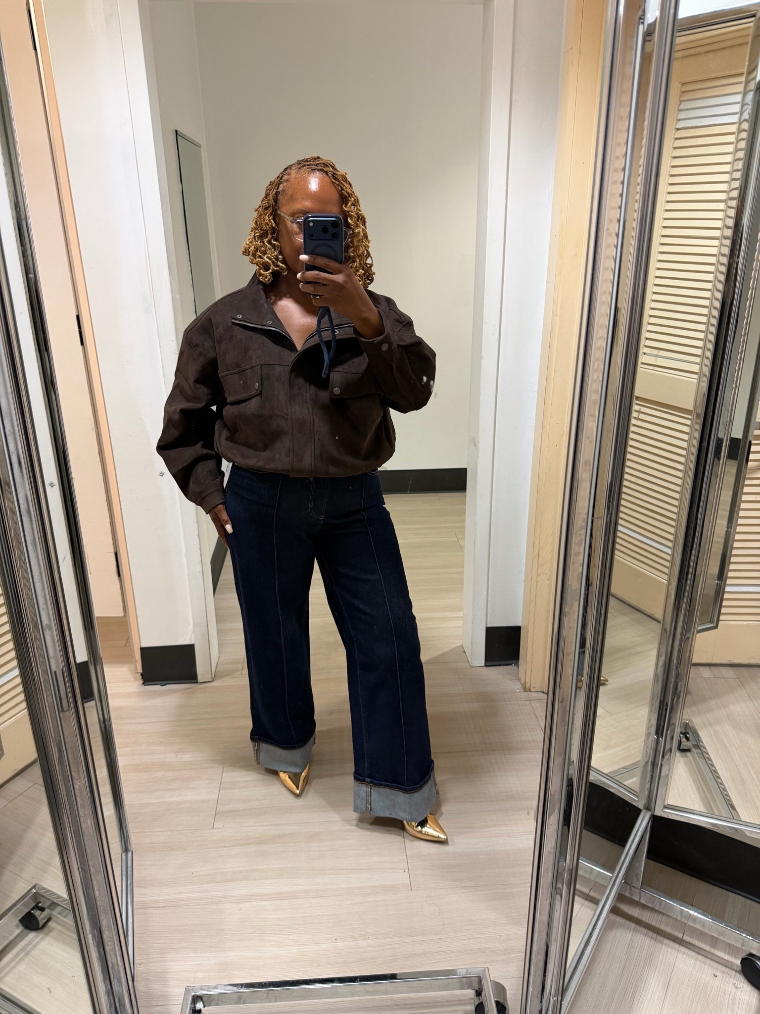 Fall denim outfit

#LTKdayinmylife #LTKootd #LTKMidsize