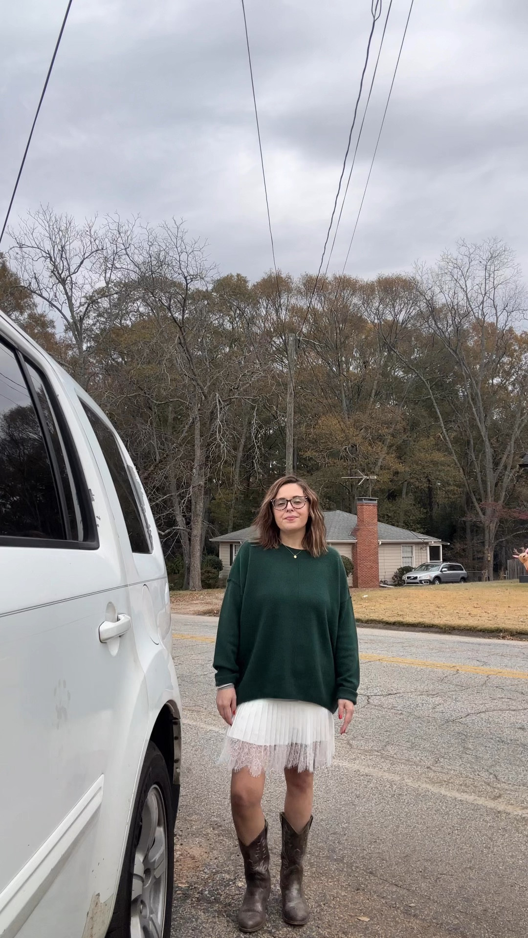sweater is from tj maxx— couldn’t find online so linked a few similar ones 

#LTKSeasonal #LTKHoliday #LTKFindsUnder50