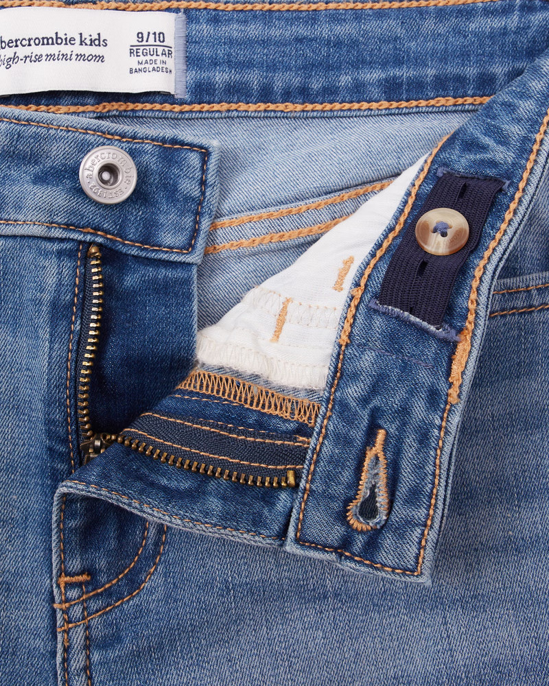 high rise mini mom jeans | Abercrombie & Fitch (US)