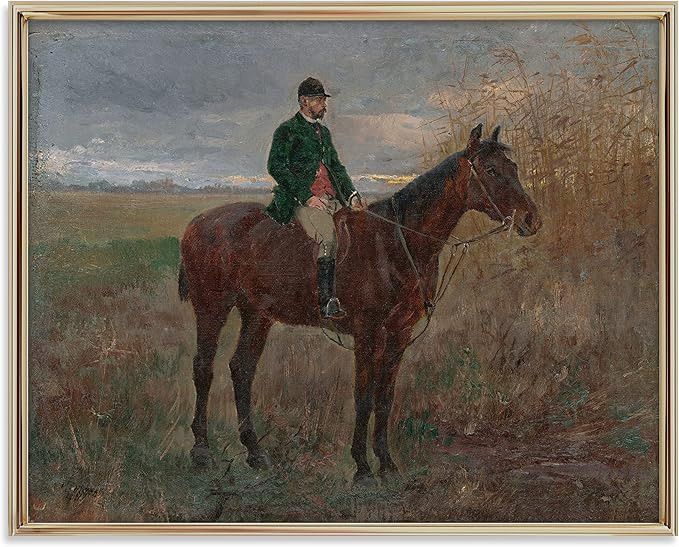 Equestrian Wall Decor - Horse Art Print for Home Decor - Antique Horse Riding Wall Artwork Decora... | Amazon (US)