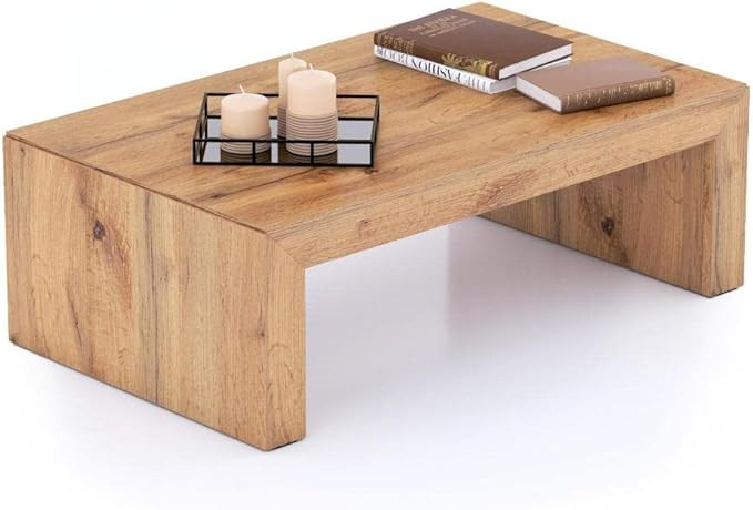 Mobili Fiver, Angelica Coffee Table, Rustic Oak, Laminate-Finished, Made in Italy | Amazon (US)