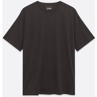 Men's Black Plain Relaxed Fit T-Shirt New Look | New Look (UK)